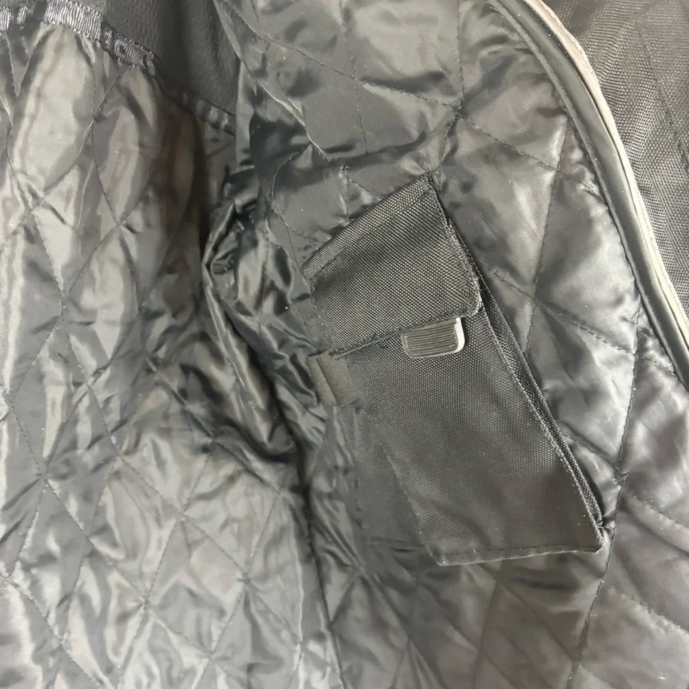 Revolution Gear Motorcycle jacket in black nylon-Men’s Large